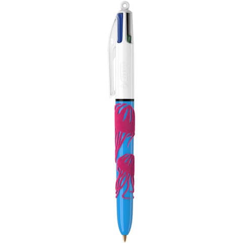 Espositore 60 penne a sfera BIC 4 Colours Velours colori assortiti 996794